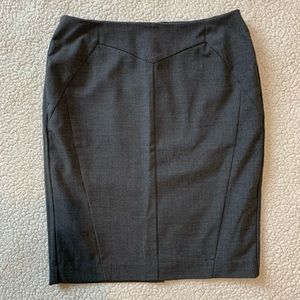 Worthington Dark Gray Pencil Skirt